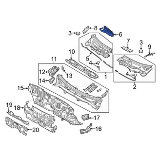 Toyota OE - Front Right Cowl Cover