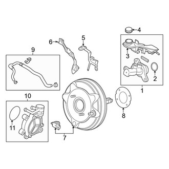 Toyota OE - Cowl - Components on Dash Panel