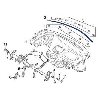 Toyota OE - Dashboard Panel Seal