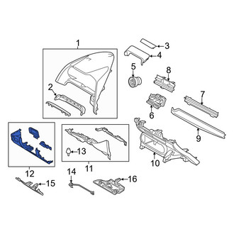 Toyota OE - Left Lower Instrument Panel Trim Panel