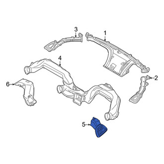 Toyota OE - Right Lower Instrument Panel Air Duct
