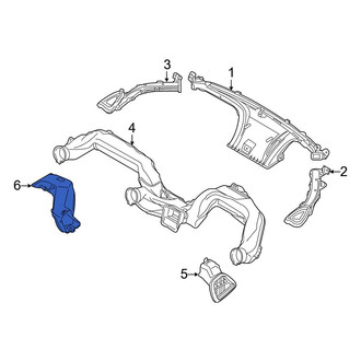 Toyota OE - Left Lower Instrument Panel Air Duct