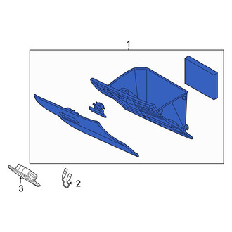 Toyota OE - Front Glove Box Assembly
