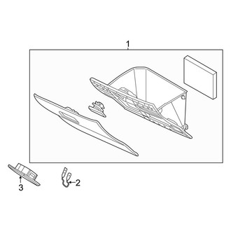 Toyota OE - Instrument Panel - Glove Box