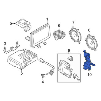 Toyota OE - Radio Amplifier Bracket