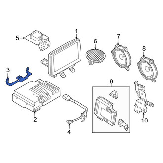 Toyota OE - Radio Bracket