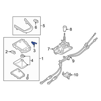 Toyota OE - Automatic Transmission Shift Cover Plate Clip