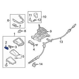 Toyota OE - Automatic Transmission Shift Cover Plate Clip