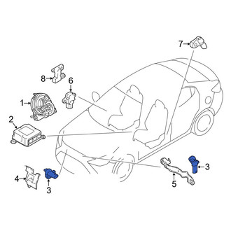 Toyota OE - Front Air Bag Impact Sensor