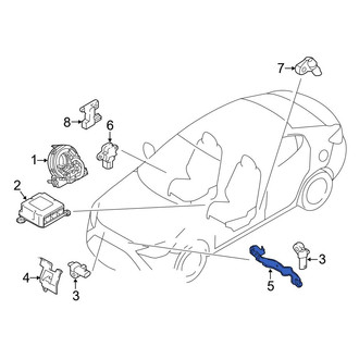 Toyota OE - Left Air Bag Impact Sensor Bracket