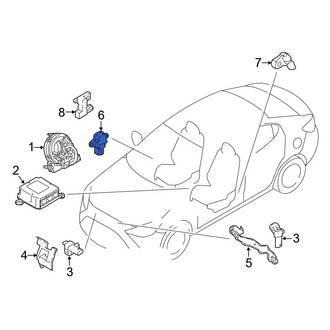 Toyota OE - Center Air Bag Impact Sensor