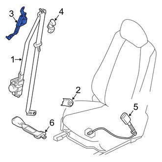 Toyota OE - Seat Belt Height Adjuster