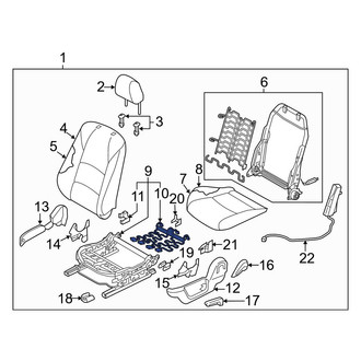 Toyota OE - Front Right Seat Cushion Spring