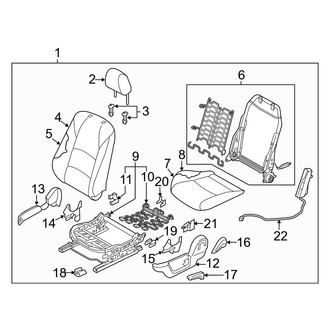 Toyota OE - Front Left Seat