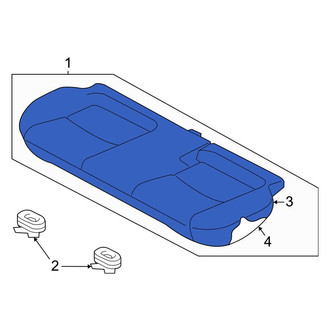 Toyota OE - Rear Seat Cover