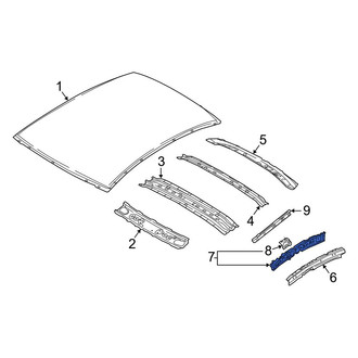 Toyota OE - Right Inner Roof Side Rail