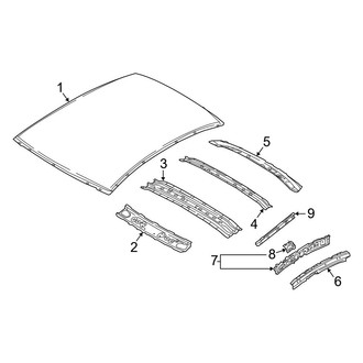 Toyota OE - Roof & Components (L / LE / XLE Sedan)