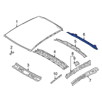 Toyota OE - Rear Roof Header Panel