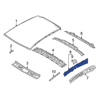 Toyota OE - Front Left Roof Side Rail