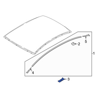 Toyota OE - Roof Drip Molding Clip