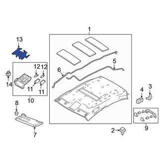 Toyota OE - Reading Light Bracket