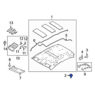 Toyota OE - Headliner Clip