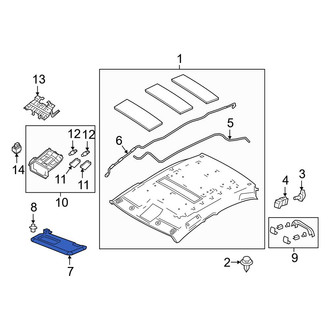 Toyota OE - Right Sun Visor