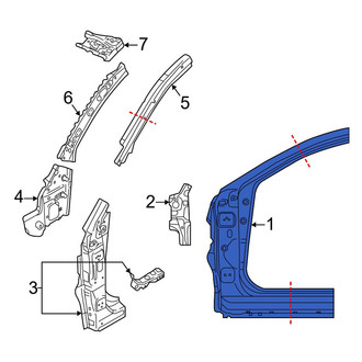 Toyota OE - Left Outer Body A-Pillar