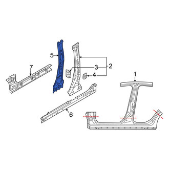 Toyota OE - Left Body B-Pillar