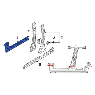 Toyota OE - Right Inner Rocker Panel