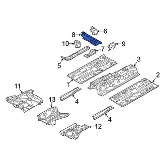 Toyota OE - Front Right Floor Pan Crossmember
