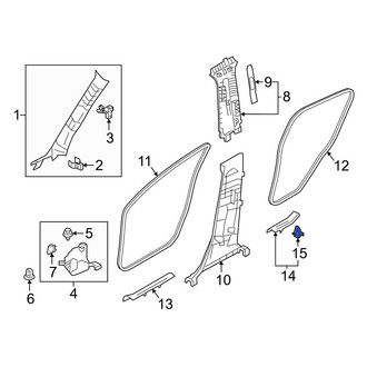 Toyota OE - Door Sill Plate Clip