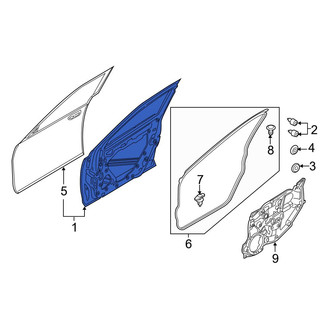 Toyota OE - Front Left Door Shell