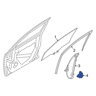 Toyota OE - Front Left Window Motor