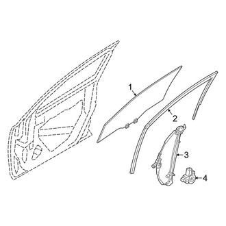 Toyota OE - Front Door - Glass & Hardware