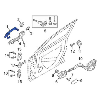 Toyota OE - Front Left Outer Exterior Door Handle