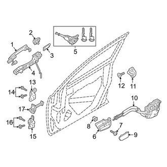 Toyota OE - Front Door - Lock & Hardware