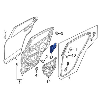 Toyota OE - Rear Right Door Access Cover