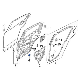 Toyota OE - Front Door Plug