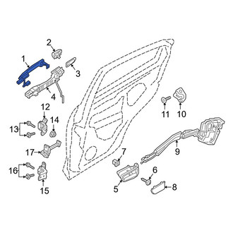 Toyota OE - Front Left Outer Exterior Door Handle