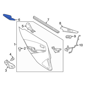 Toyota OE - Rear Left Door Armrest