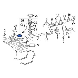 Toyota OE - Fuel Pump Tank Seal