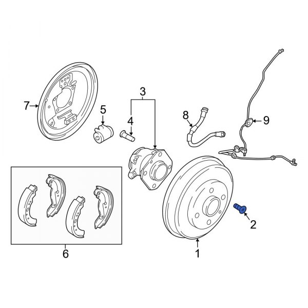 Brake Drum Screw