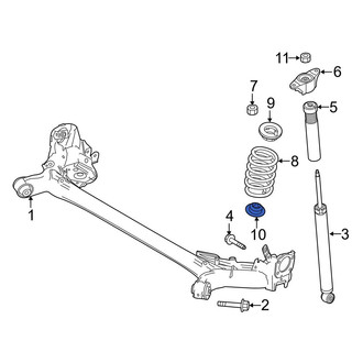 Toyota OE - Lower Coil Spring Insulator