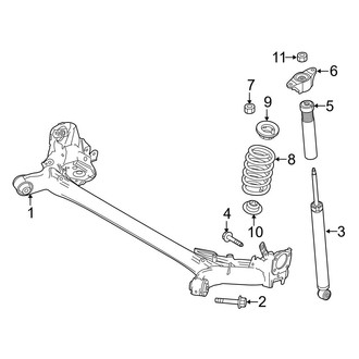 Toyota OE - Rear Suspension - Suspension Components