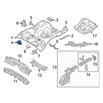 Toyota OE - Left Seat Belt Reinforcement