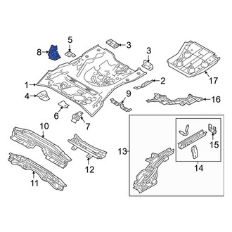Toyota OE - Rear Right Floor Extension