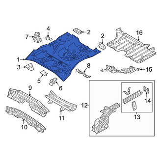 Toyota OE - Rear Floor Cover Panel