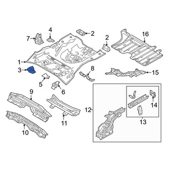 Toyota OE - Right Seat Belt Reinforcement