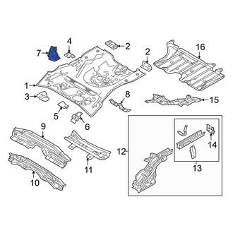 Toyota OE - Rear Right Floor Extension